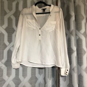 White satin blouse